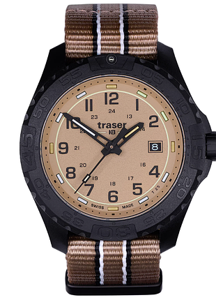 Швейцарские мужские часы traser p96 outdoor pioneer ts бежевый 111756