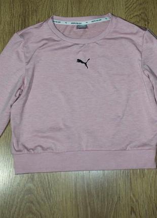 Женский спортивный укороченный лонгслив кофта puma xs