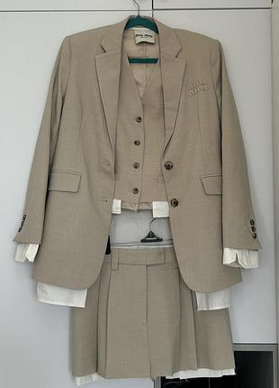 Miu miu костюм трійка