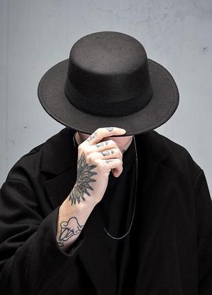 Капелюх without walter чорний чоловічий