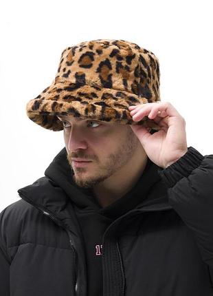 Мужская шерстяная утепленная панамка without malone tiger
