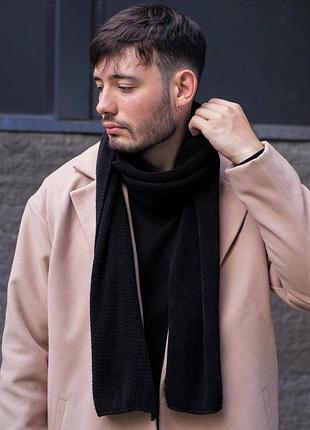Шарф without autumn black man