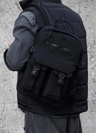 Чоловічий міський молодіжний рюкзак without ryder нейлон для ноутбука black