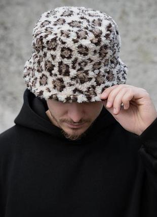 Чоловіча утеплена панамка without kalush leopard man