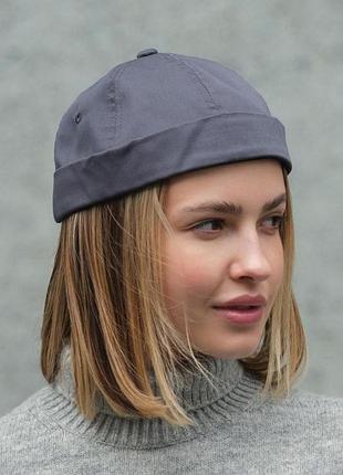 Жіноча кепка докер without monarch dark gray