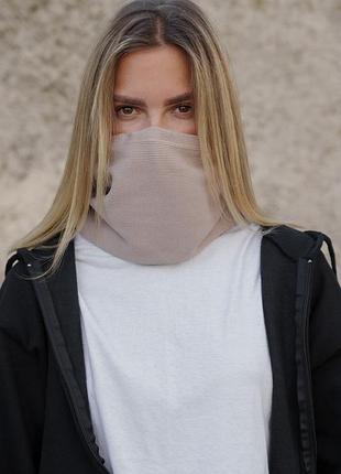 Женский бафф рубчик without kashkors beige