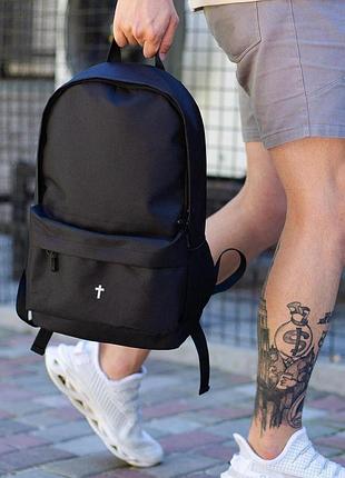 Чоловічий повсякденний рюкзак шкільний without з принтом dagger black