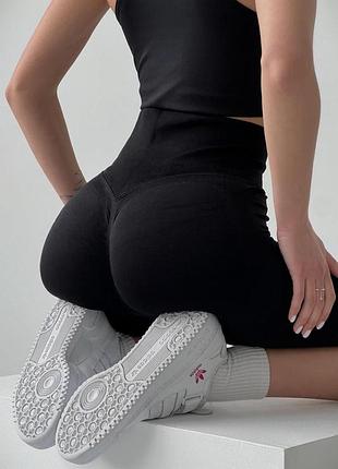 Жіночі безшовні шорти велосипедки without push up black m
