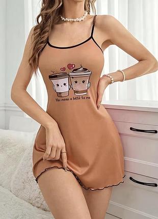 Женская ночная сорочка м (44) / пеньюар / ночнушка, домашняя одежда, платье