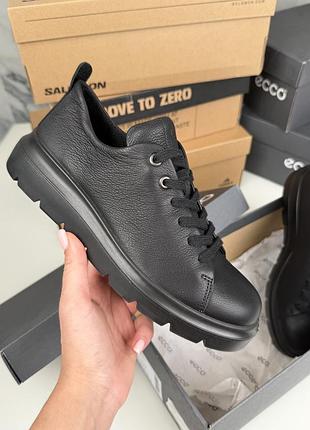 Женские кожаные кроссовки ecco nouvelle