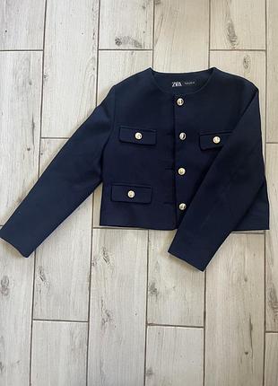 Твідовий піджак zara