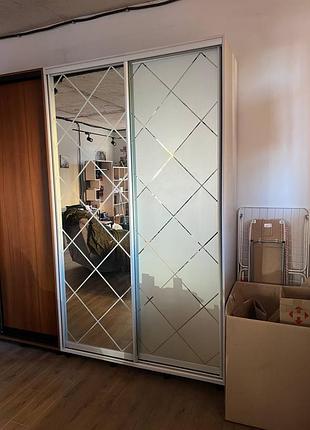 Суперціна! нова попеляста шафа-купе 140х60х240 см — розпродаж залишків!