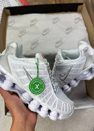 Nike shox tl white 36-45 унисекс