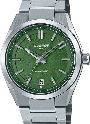 Годинник чоловічий casio edifice efk-100d-3a механічний з автопідзаводом сапфірове скло сталевий корпус водозахист 100 м зелений