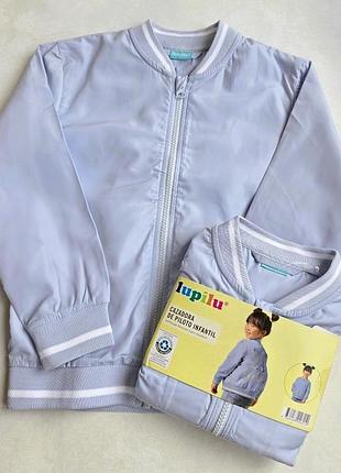 Детская ветровка-бомбер lupilu 122 см для девочек