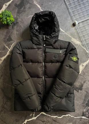 Куртка stone island, черная m