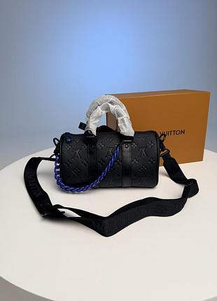 Louis vuitton keepall bandouliere 25 monogram empreinte black 25x15