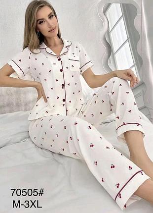 Пижама женская муслиновая