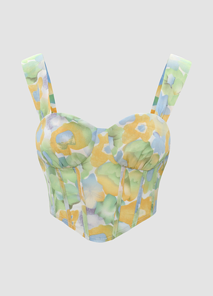 Новый топ cider summer corset top - l