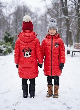 Пухове пальто minnie mouse, нове