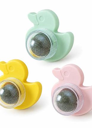 Кошачья мята and ly-757 для котов • игрушка-шарик pet toy ly-757 с кошачьей мятой, вращающимся роликом и креплением на поверхность