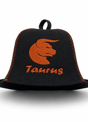 Банная шапка luxyart "taurus " фетр черный (lx-350)