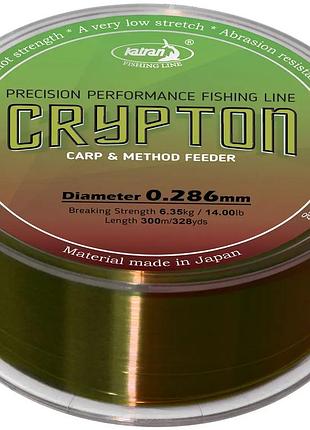 Леска katran crypton carp & method feeder 300m (хамелеон) 0.286mm 14lb/6.35kg