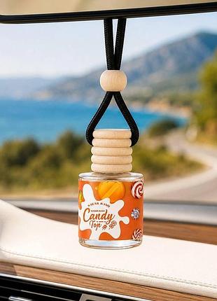 Автомобільний аромадифузор-підвіска formbo candy top з ароматом солодких льодяників, 8 мл