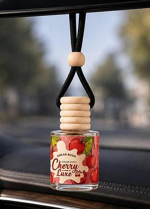 Автомобільний аромадифузор-підвіска formbo cherry luxe з ароматом соковитої вишні, 8 мл