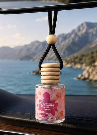 Автомобільний аромадифузор-підвіска formbo dreamy treats із солодким десертним ароматом, 8 мл