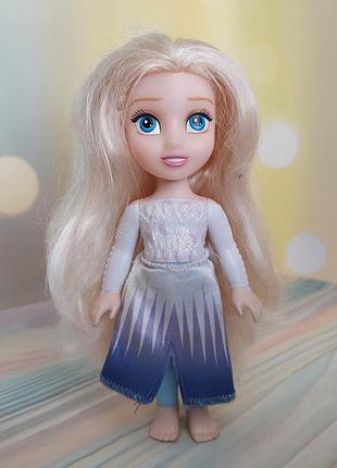 Мини-лялька disney frozen эльза из мультфильма «холодное сердце» от jakks pacific