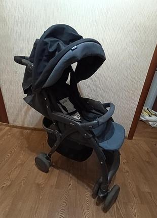 Коляска chicco  simplycity темно синя