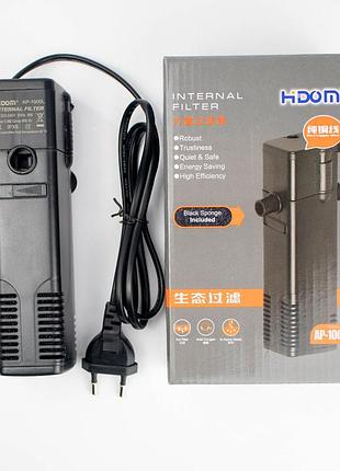 Фільтр занурювальний hidom ap-1000l 8w для акваріума до 80 л