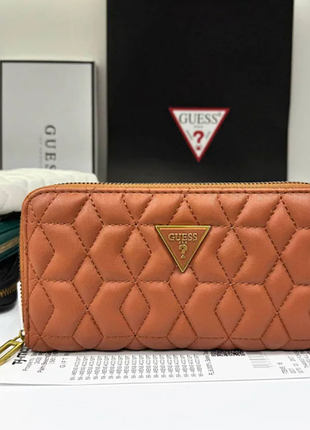 Брендовий гаманець для жінки класичний жіночий гаманець guess шкіряний кошельок для дівчини гесс