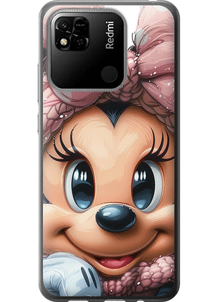 Чехол на xiaomi redmi 9c минни маус с бантиком из силикона fch_0173800