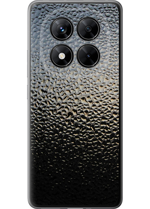 Чехол на xiaomi redmi note 14 pro 5g мокрое стекло из силикона fch_0174089