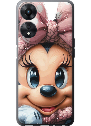 Чехол на oppo a58 5g минни маус с бантиком из силикона fch_0173805