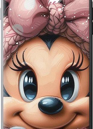 Чехол на iphone 8 plus минни маус с бантиком из пластика fch_0173822