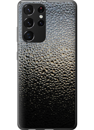 Чехол на samsung galaxy s21 ultra (5g) мокрое стекло из силикона fch_0174070