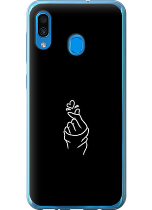 Чехол на samsung galaxy a30 2019 a305f love you из пластика fch_0016628