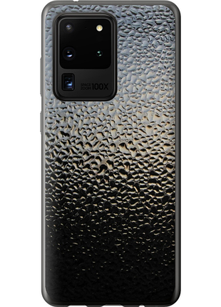 Чехол на samsung galaxy s20 ultra мокрое стекло из силикона fch_0015421