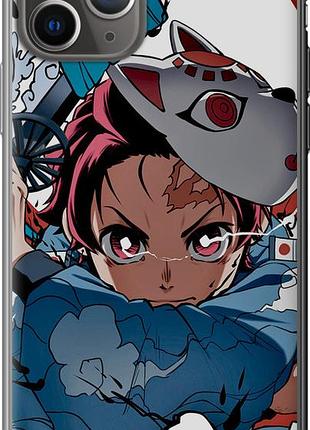 Чехол на iphone 11 pro танджиро камадо из пластика fch_0070982