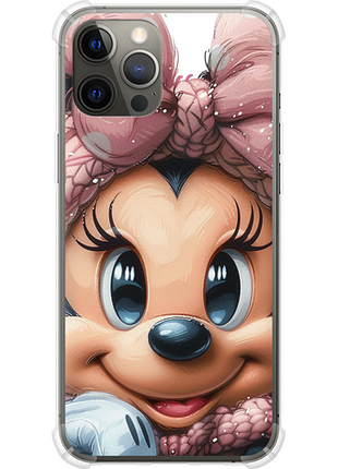 Чехол на iphone 12 pro max минни маус с бантиком из силикона fch_0173848