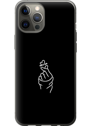 Чехол на iphone 12 pro max love you из пластика fch_0160561