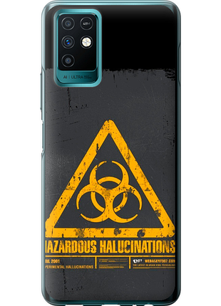 Чехол на infinix note 10 biohazard 28 из силикона fch_0174207