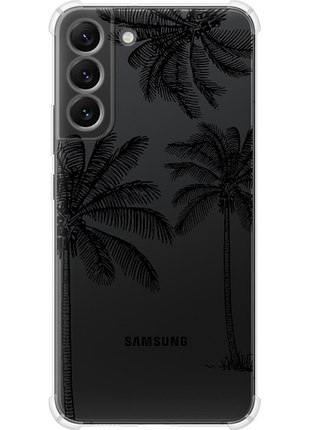 Чехол на samsung galaxy s22 plus пальмы1 из силикона fch_0173706
