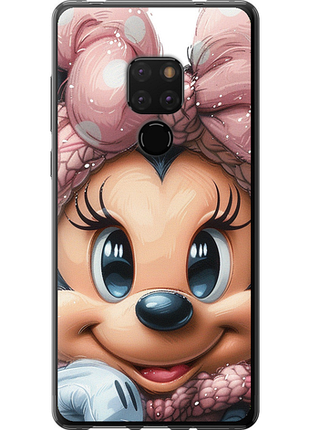 Чехол на huawei mate 20 минни маус с бантиком из пластика fch_0173764