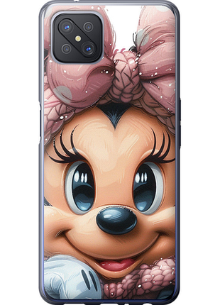 Чехол на oppo a92s минни маус с бантиком из силикона fch_0173808