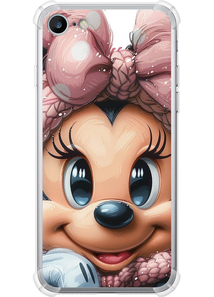 Чехол на iphone 7 минни маус с бантиком из силикона fch_0173824