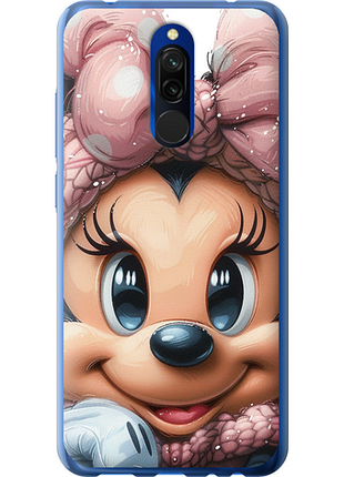 Чехол на xiaomi redmi 8 минни маус с бантиком из силикона fch_0173720